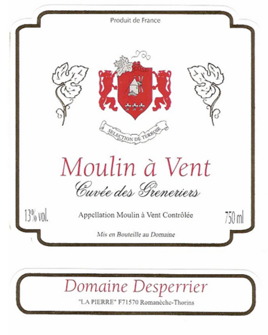 Domaine Desperrier Moulin a Vent Cuvee des Greneriers 2022
