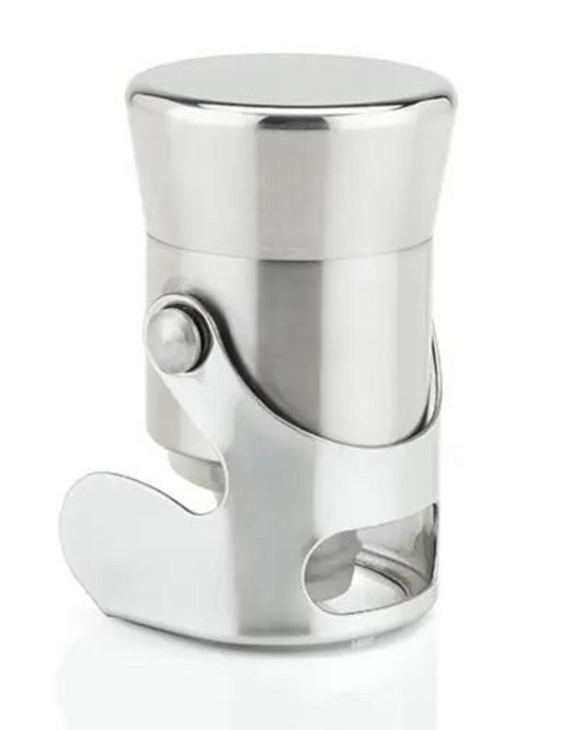 Viski Stainless Steel Heavyweight Champagne Stopper